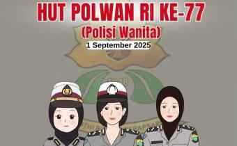 awaslu Kabupaten Tulang Bawang Barat menyampaikan ucapan selamat dan apresiasi kepada seluruh Polisi Wanita (Polwan) Republik Indonesia