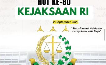 Bawaslu Kabupaten Tulang Bawang Barat menyampaikan ucapan selamat dan apresiasi kepada seluruh jajaran Kejaksaan Republik Indonesia yang memperingati Hari Bhakti Adhyaksa ke-80