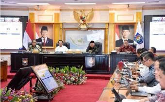 Suasana Rapat Koordinasi Pilkada Ulang dan Pemungutan Suara Ulang