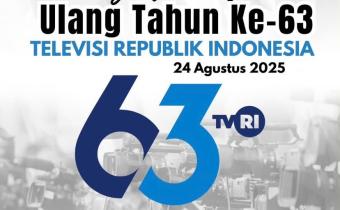 Keluarga besar Bawaslu Kabupaten Tulang Bawang Barat menyampaikan ucapan selamat dan apresiasi kepada Televisi Republik Indonesia (TVRI) yang genap berusia 63 tahun pada 24 Agustus 2025.